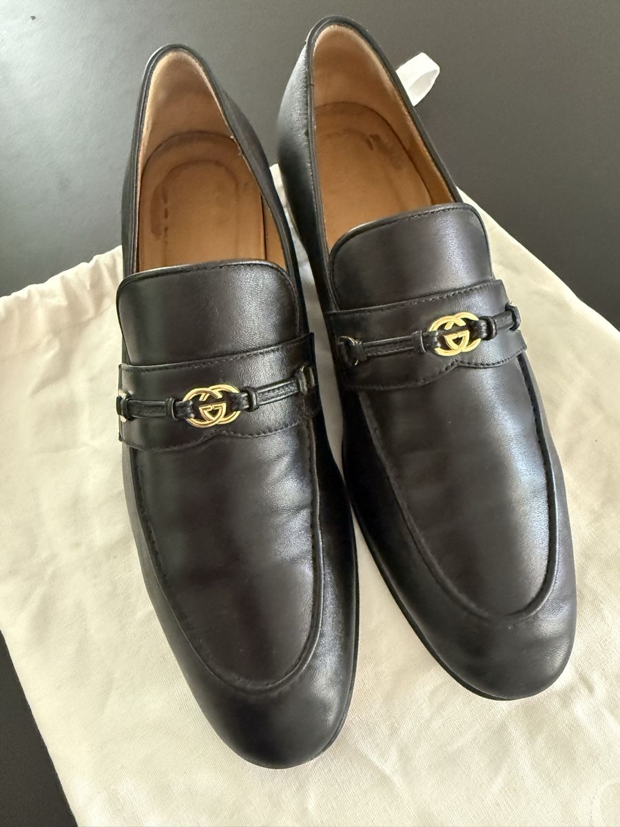 Gucci Scarpe da donna: Gucci Loafer, schwarz Leder, Grösse 39,5 – Usato da Basel venduto da Seimenboh 1