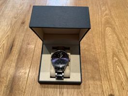 Edle Uhr Paul Hewitt Chrono II Line Blue - neu und original