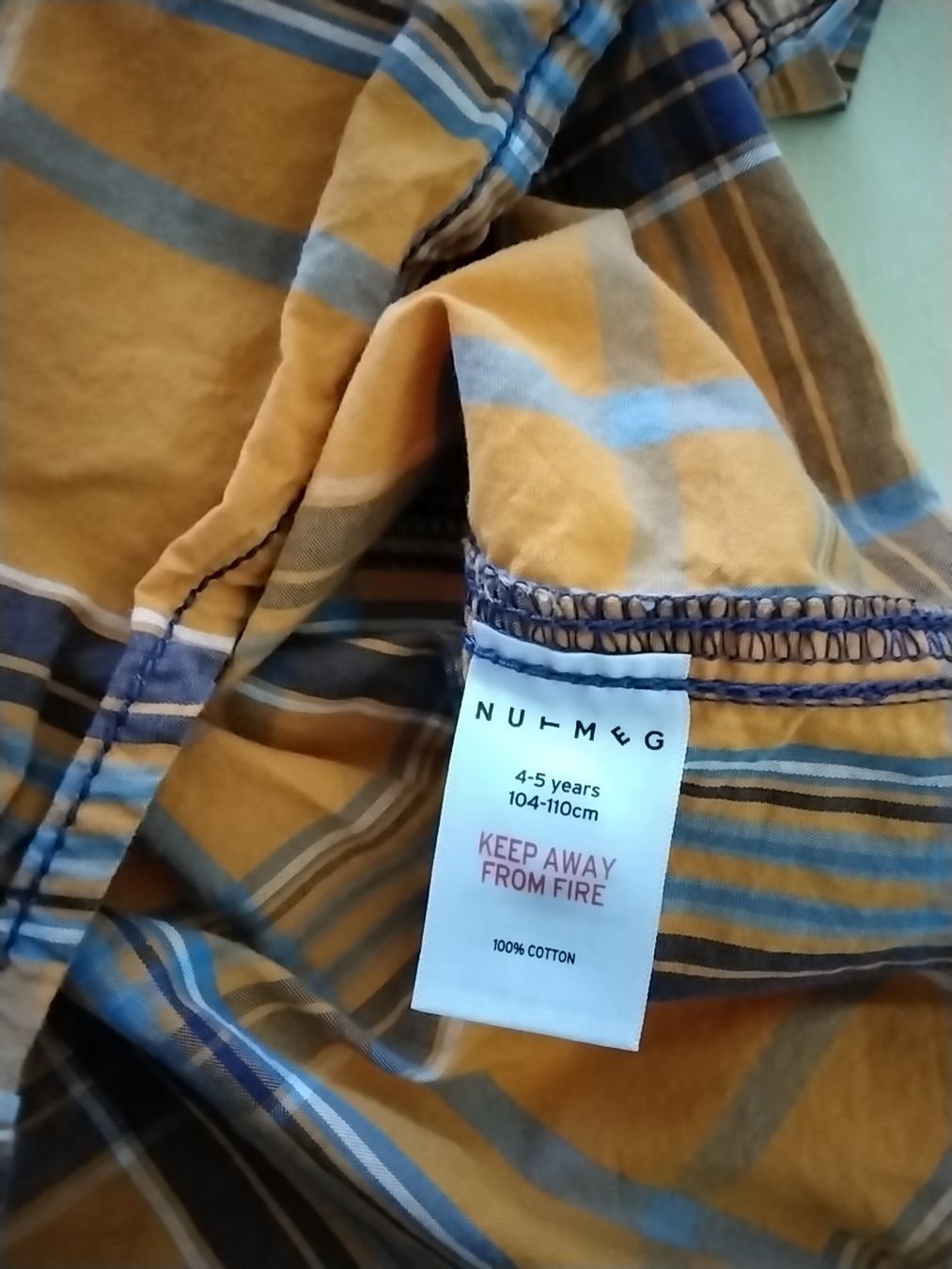 Hemden, T-Shirts & Polos: Kurzes Hemd kariert Gr. 104 - 110 – Gebraucht aus Balterswil von Meerdeern 2