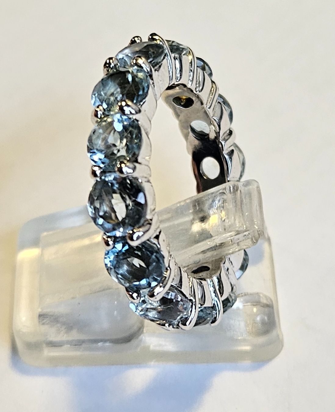 Ringe: Aquamarin Eternity Ring – Neu (gemäss Beschreibung) aus Zürich von Benedikt21 2