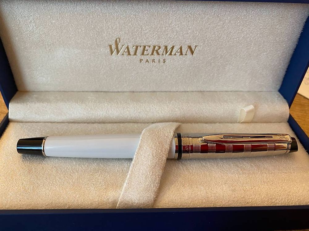 Stylo Plume Waterman Métal Iridium - Neuf Avec Défauts Sous Blister (occasion De Saisir)
