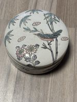 Cofanetto vintage in ceramica dipinta a mano, Giappone!