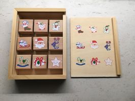 Weihnachtliche Holzstempel Kinder Basteln Weihnachten 🎅?...