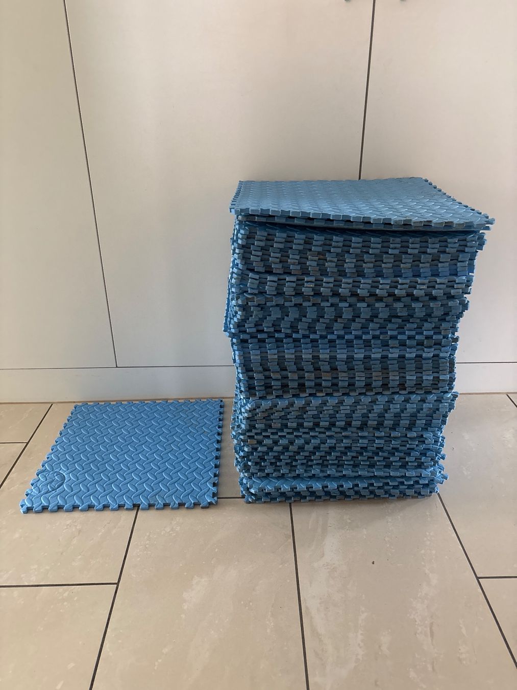 Tappeto da gioco: Bodenmatte Puzzleteile blau – Usato da Menznau venduto da Chabo02 2