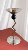 80s Memphis Milano Italian Postmodern Zig-Zag Candle Holder