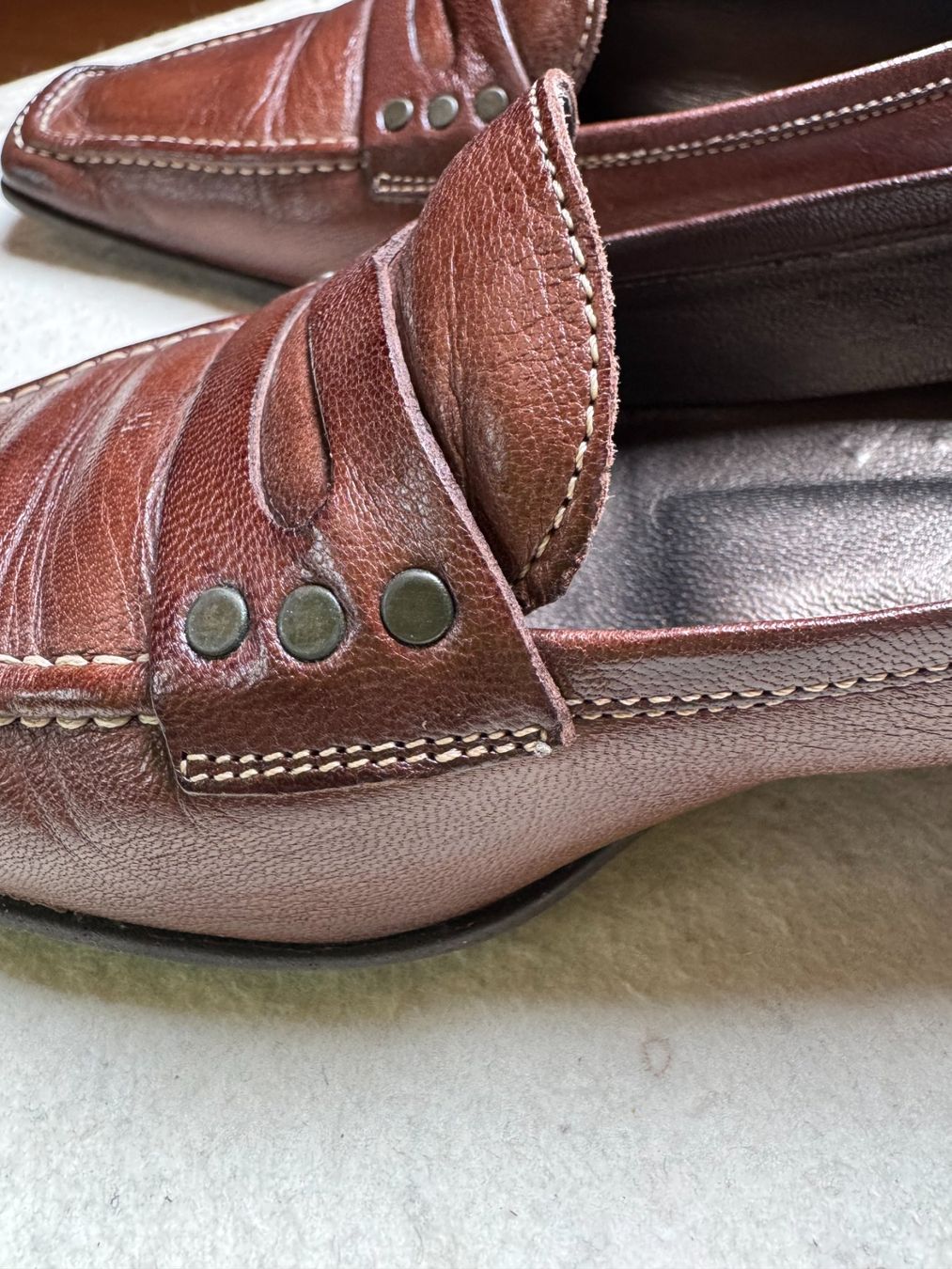 Navyboot Scarpe da donna: Braune Navyboot Lederschuhe – Nuovo (secondo la descrizione) da Stäfa venduto da Mofi8712 7