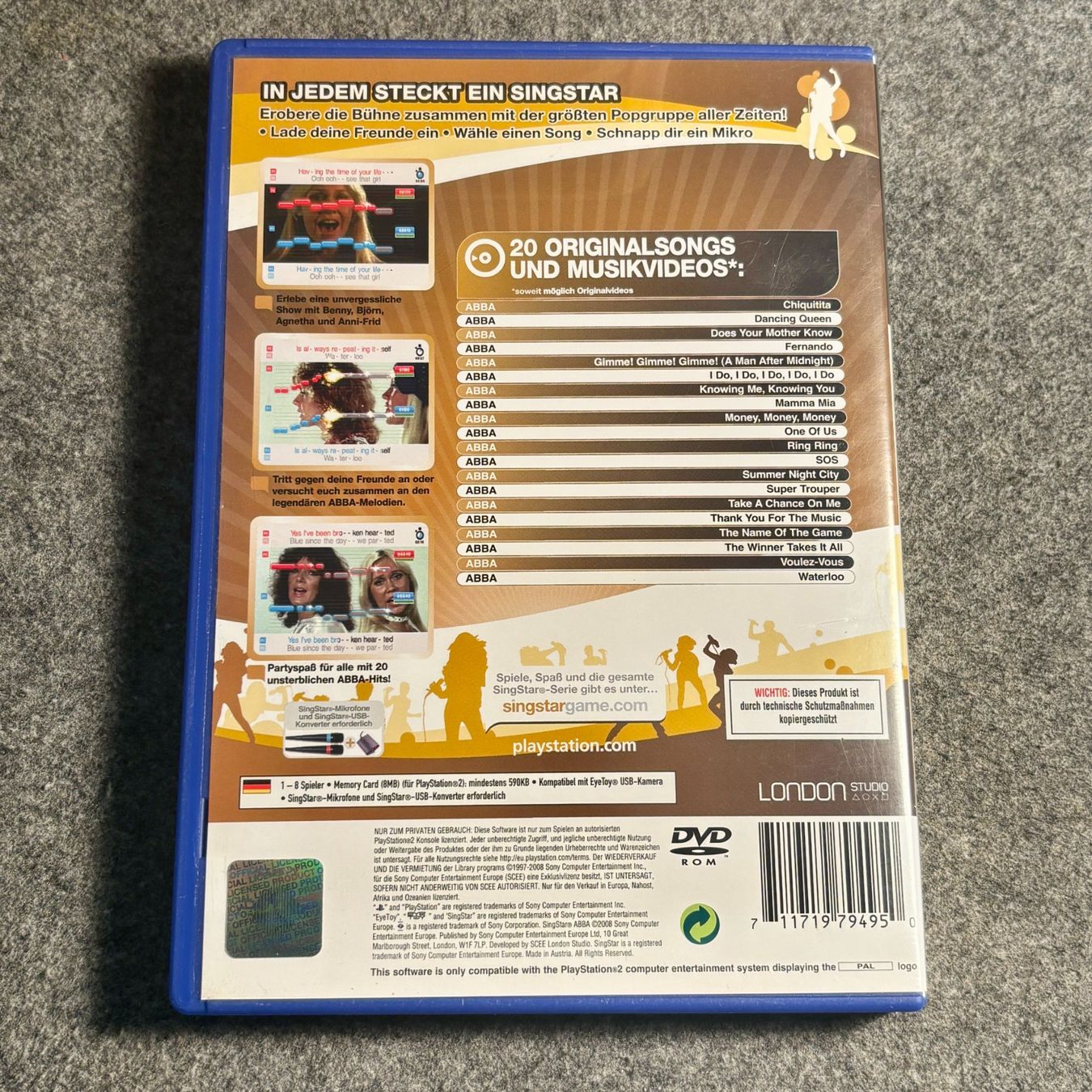 Jeux: Abba Singstar PS2 – D'occasion à Mollis par GamingCorner 3
