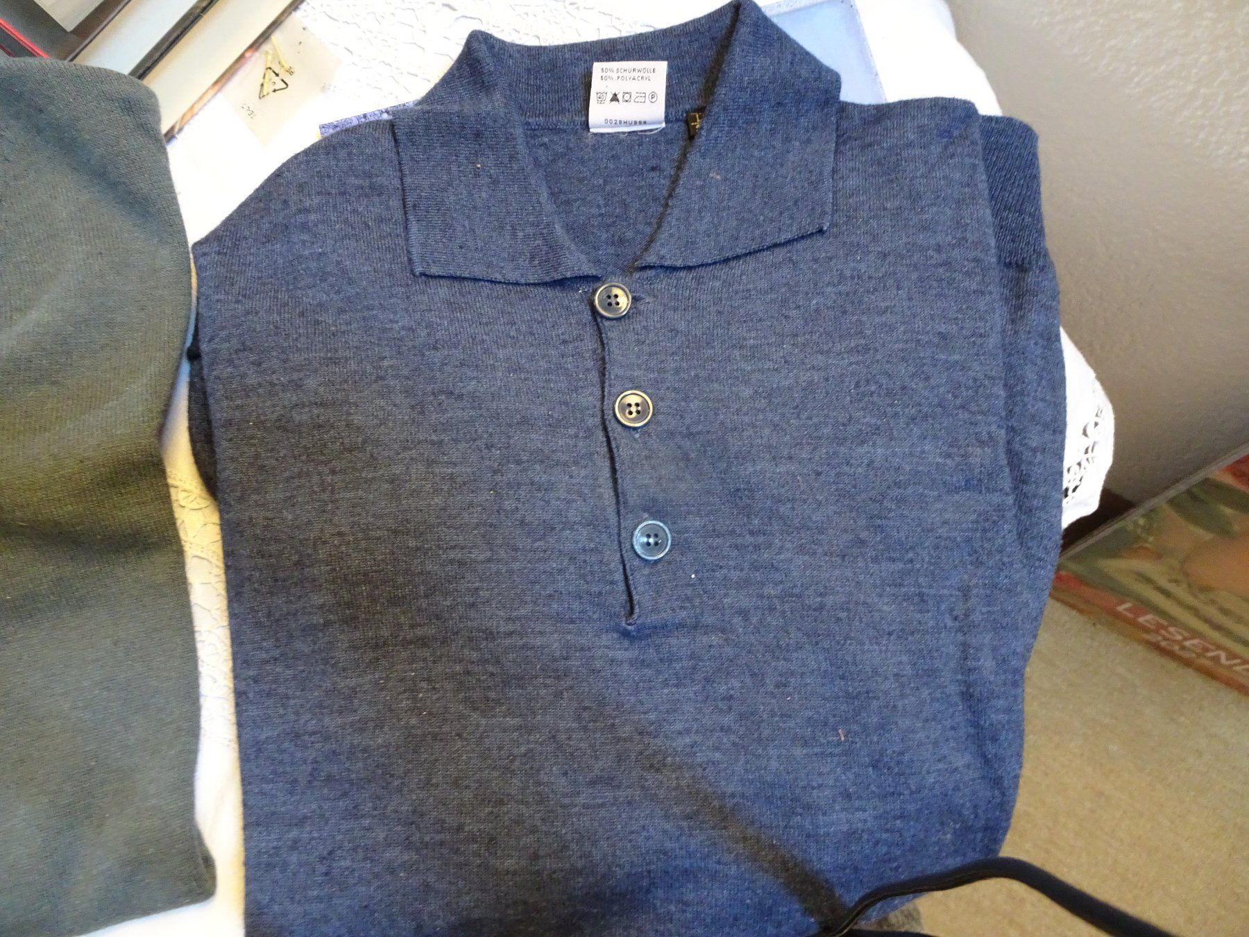 Maglioni & Felpe: Herren Polo Pullover mit Kragen – Nuovo (secondo la descrizione) da Grüt (Gossau ZH) venduto da spitzig