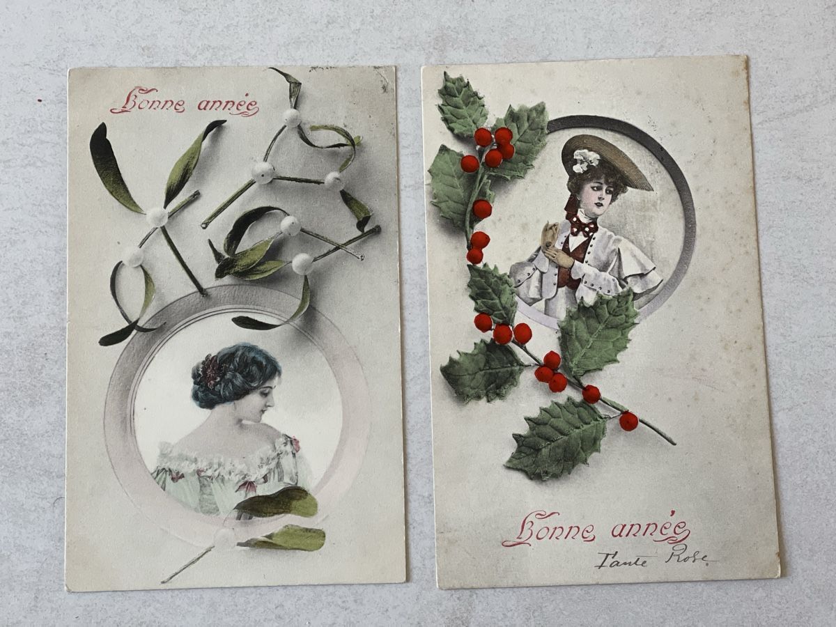 Cartoline postali: Antike Neujahrskarten – Usato da Strengelbach venduto da Aschatan5