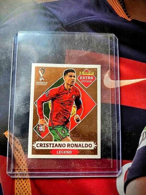 Panini Carte collezionabili: CR7 Panini Extra Sticker WM 2022 in Bronze mit Top Loder – Nuovo (secondo la descrizione) da Köniz venduto da RetroBoy89