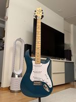 PRS SE Silver Sky Maple Nylon Blue  sehr guter Zustand