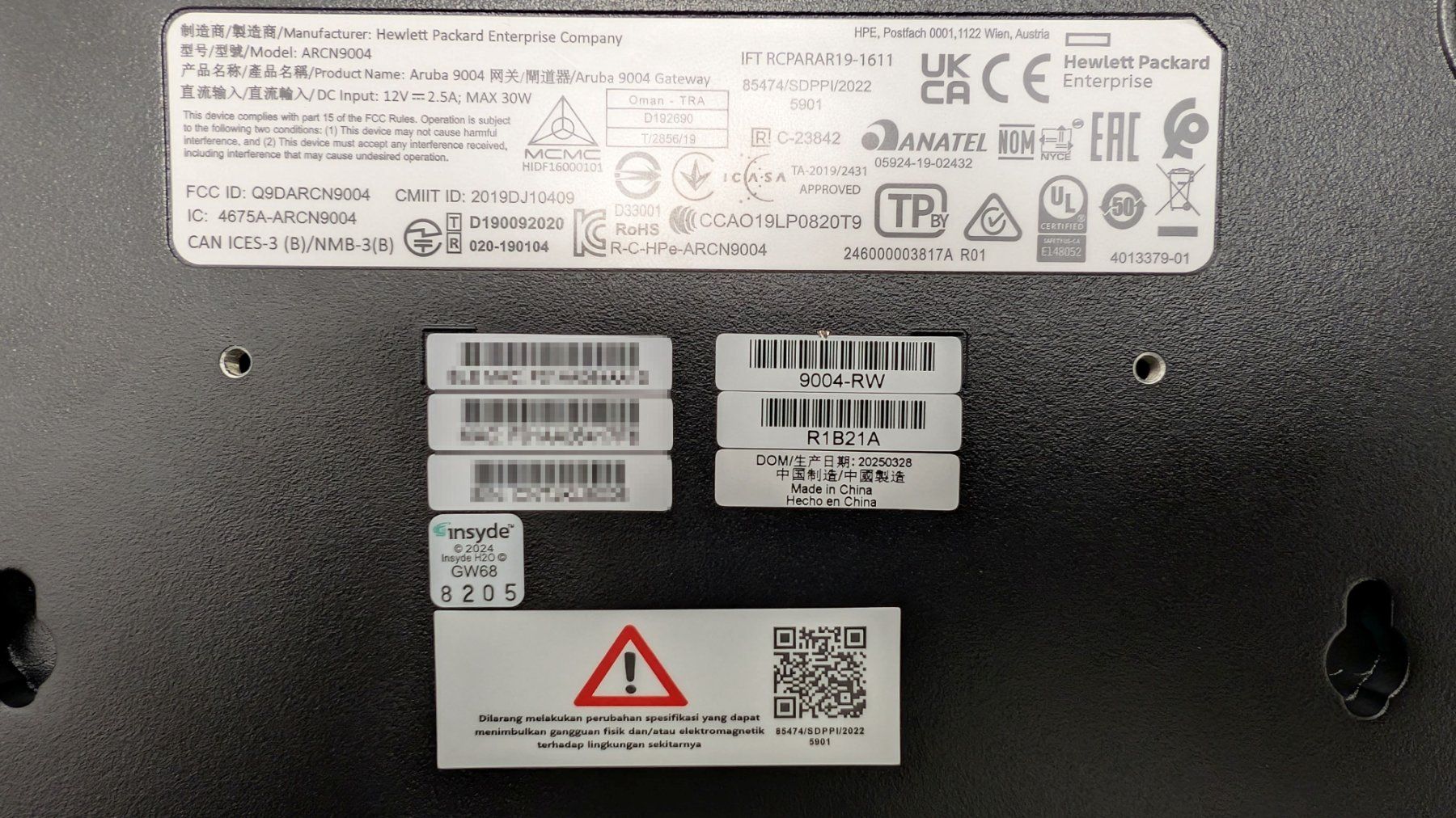 Aruba Modem & Router: Aruba 9004 wireless controller – Usato da Mettmenstetten venduto da volanet 2