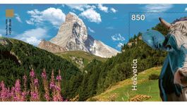 SUISSE neuf** 2025 Crypto CHLI 1.0 Bloc spécial Vache Bleu