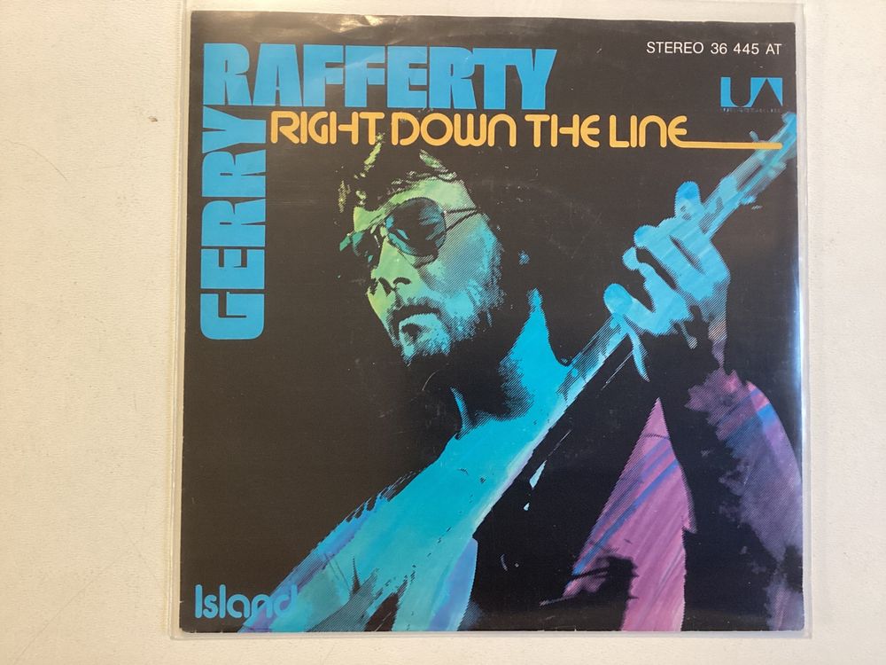 Gerry Rafferty Single - Right Down The Line / Island (Gebraucht) in ...