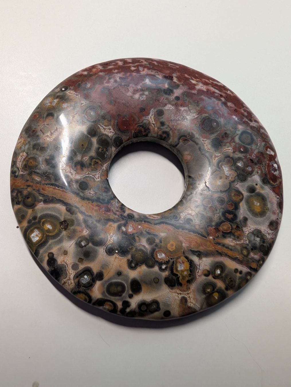 Ciondoli: Donut jaspe Rhyolith – Usato da Bernex venduto da Natalys 1