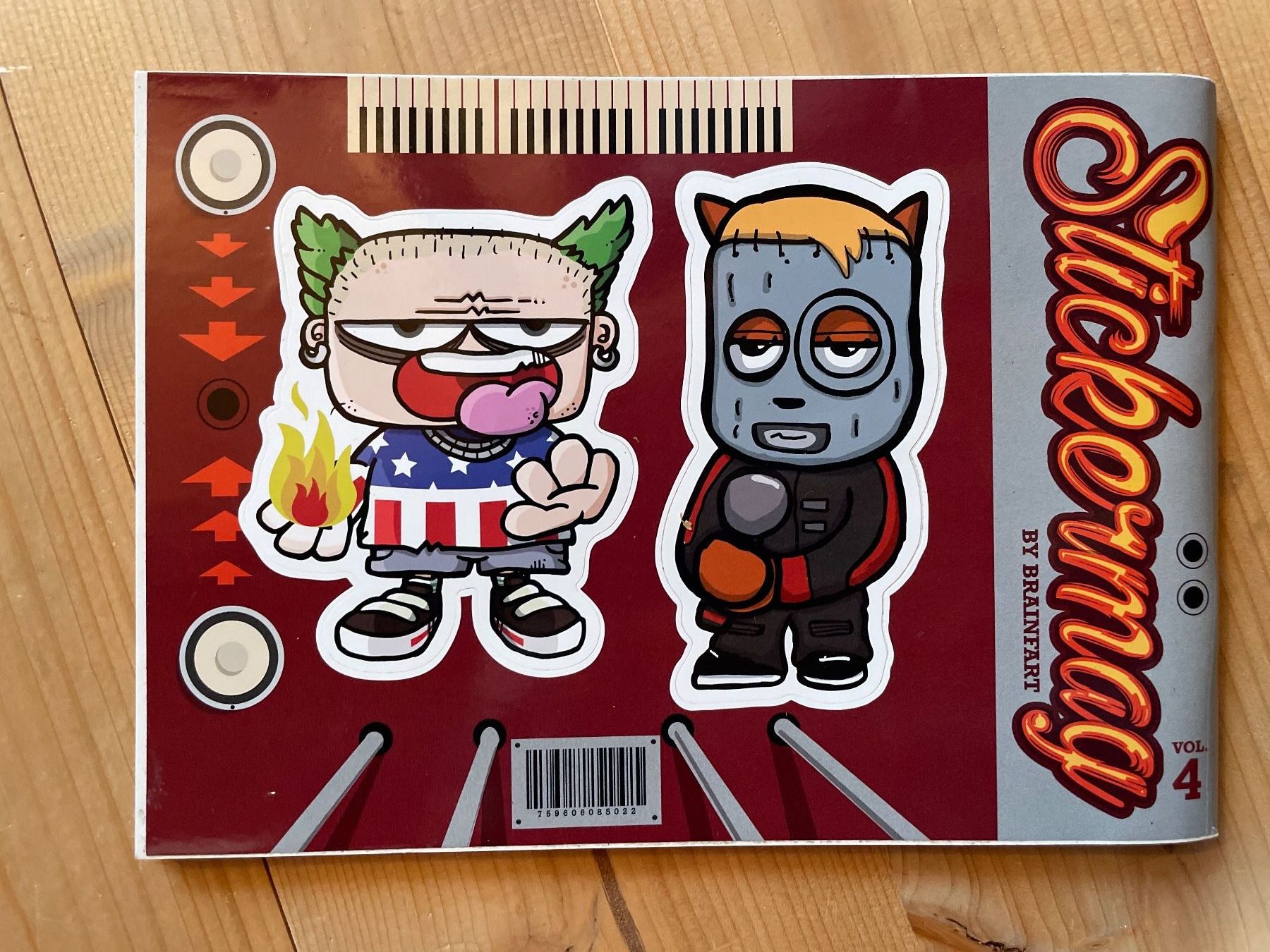 Sticker: BRAINFART Stickermag Vol. 4 – Nuovo (secondo la descrizione) da Frasnacht venduto da GracyStore 1