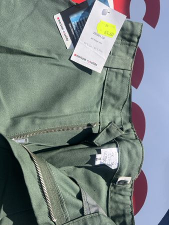 Marsum Solida Arbeitshose Olivgrün, Grösse 38, Neu!