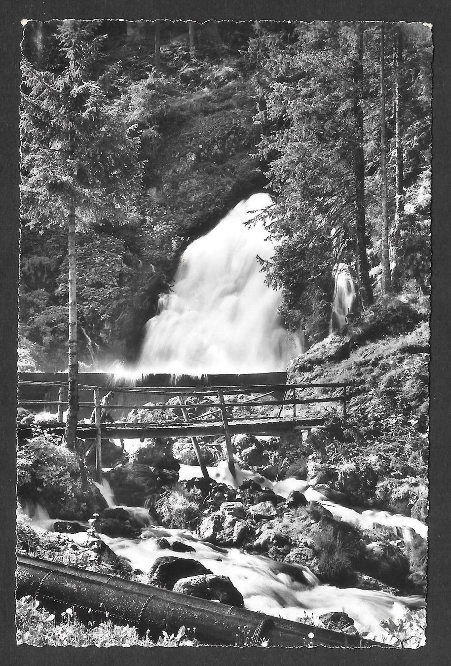 Cartoline postali: Jaun (Bellegarde) Wasserfall – Usato da Olten venduto da clotaldi