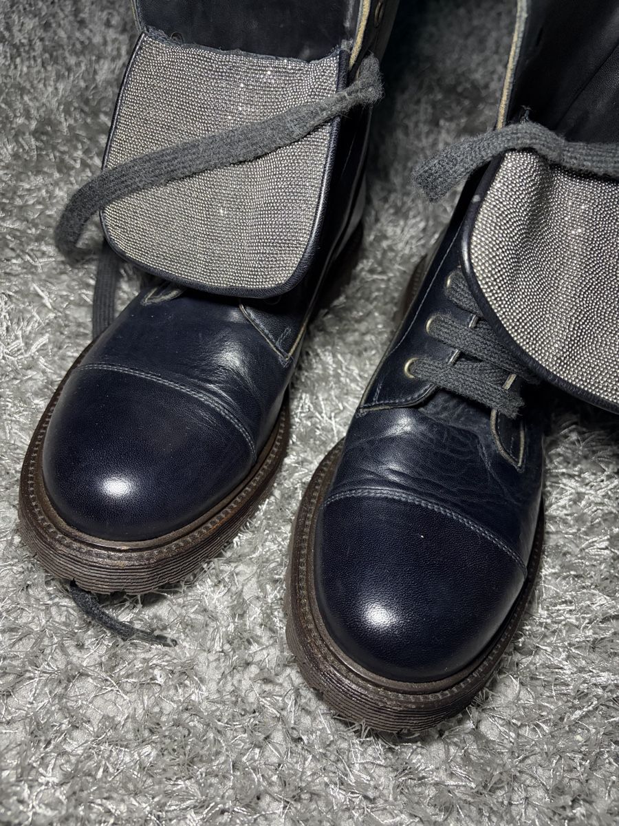 Brunello Cucinelli Scarpe da donna: Brunello Cucinelli Leather Boots Size 39 – Usato da Brislach venduto da edu_t6pq 7