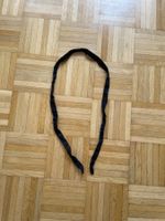 Schwarzes Band mit Schleife, Stoffband 120cm