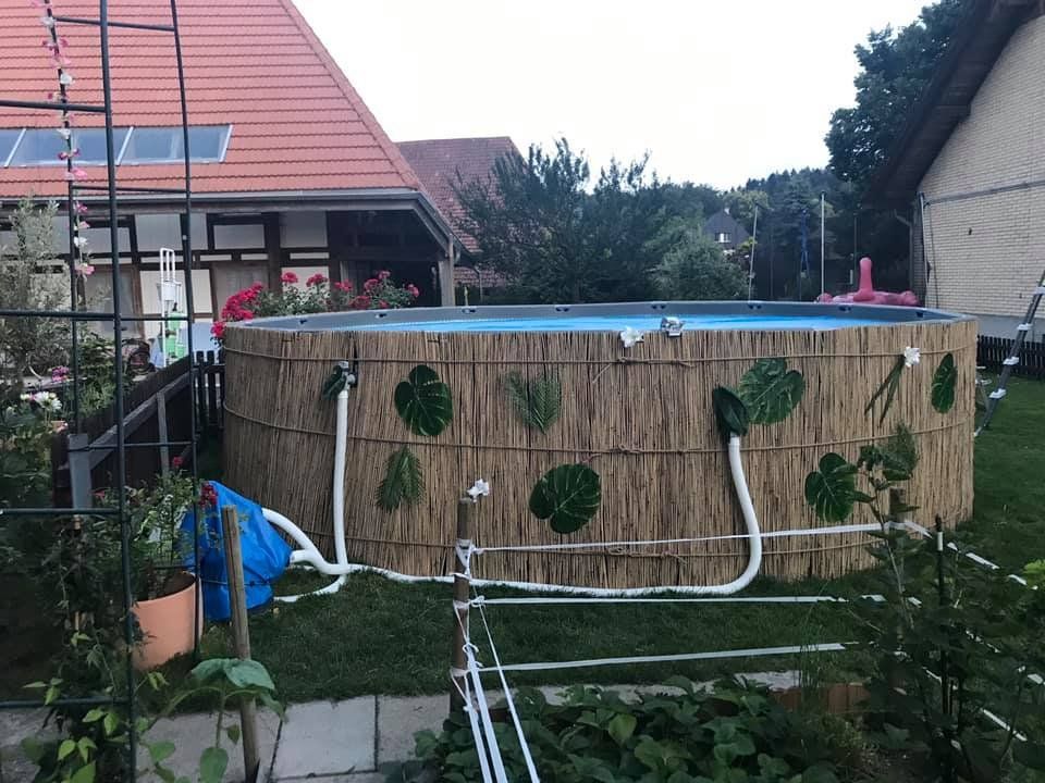 Intex Schwimmbad: 488cm Pool Komplett Set - mit Isolation, Pumpe, Solarheizung – Gebraucht aus Kyburg-Buchegg von Neotech320