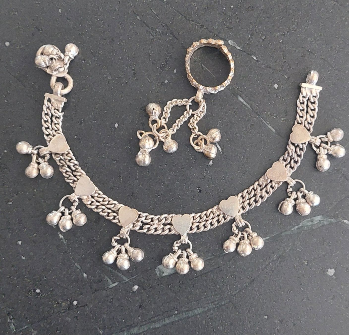Autres bijoux: Bracelet et bague. Provenance Inde – D'occasion à Tschugg par Cob56