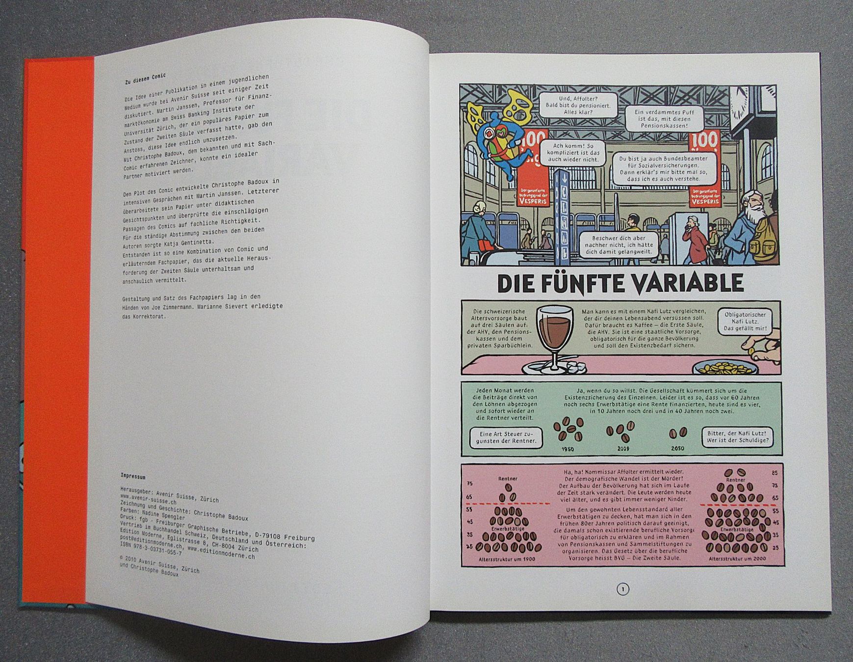 Comics: Die fünfte Variable - Comic von Christophe Badoux – Gebraucht aus Auenstein von Padabimbim 1