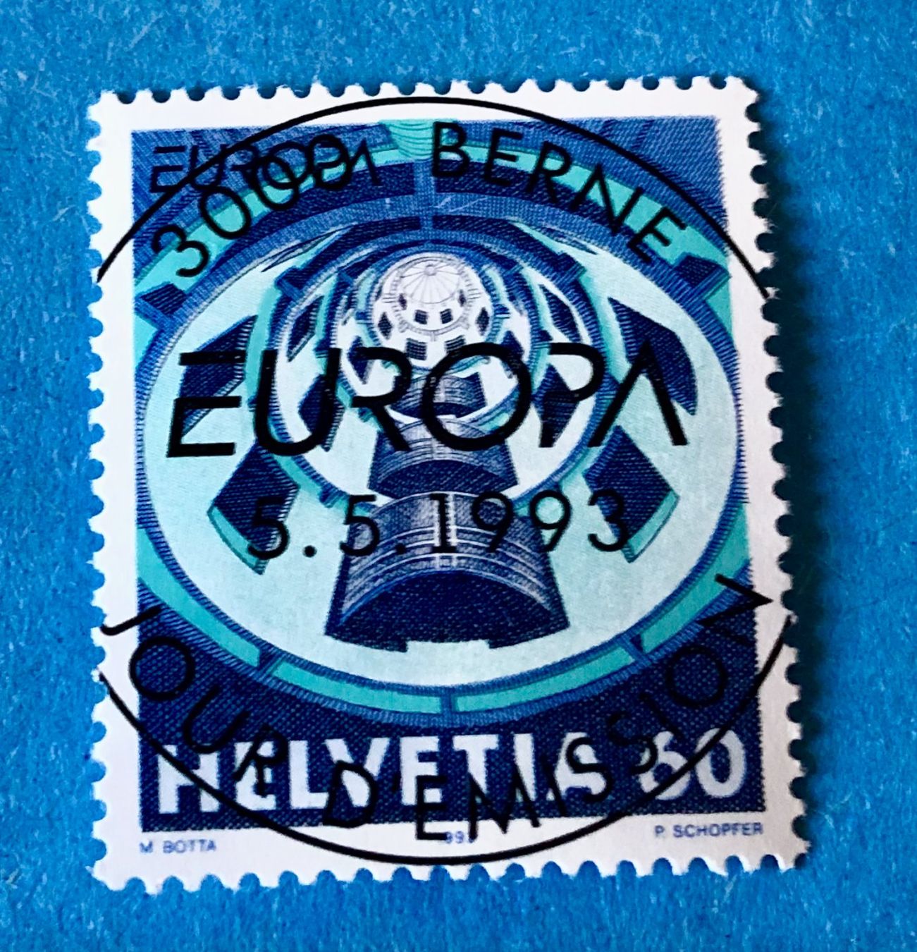 Alle Briefmarken: Nr.846 GESTEMPELT Bern  1993  ﻿   – Gebraucht aus Aarau von Billa007