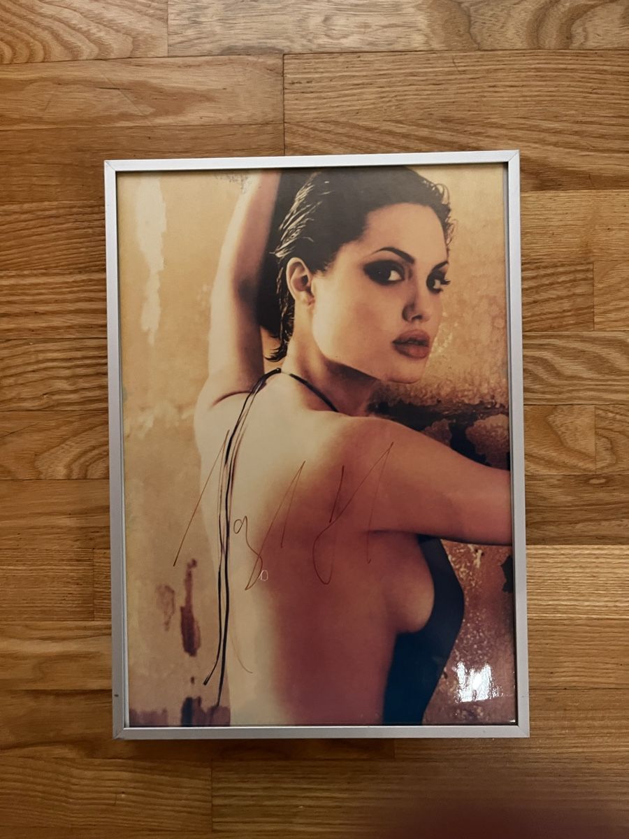 Autografi: Angelina Jolie Autogrammkarte – Usato da Hüntwangen venduto da konizh01 1