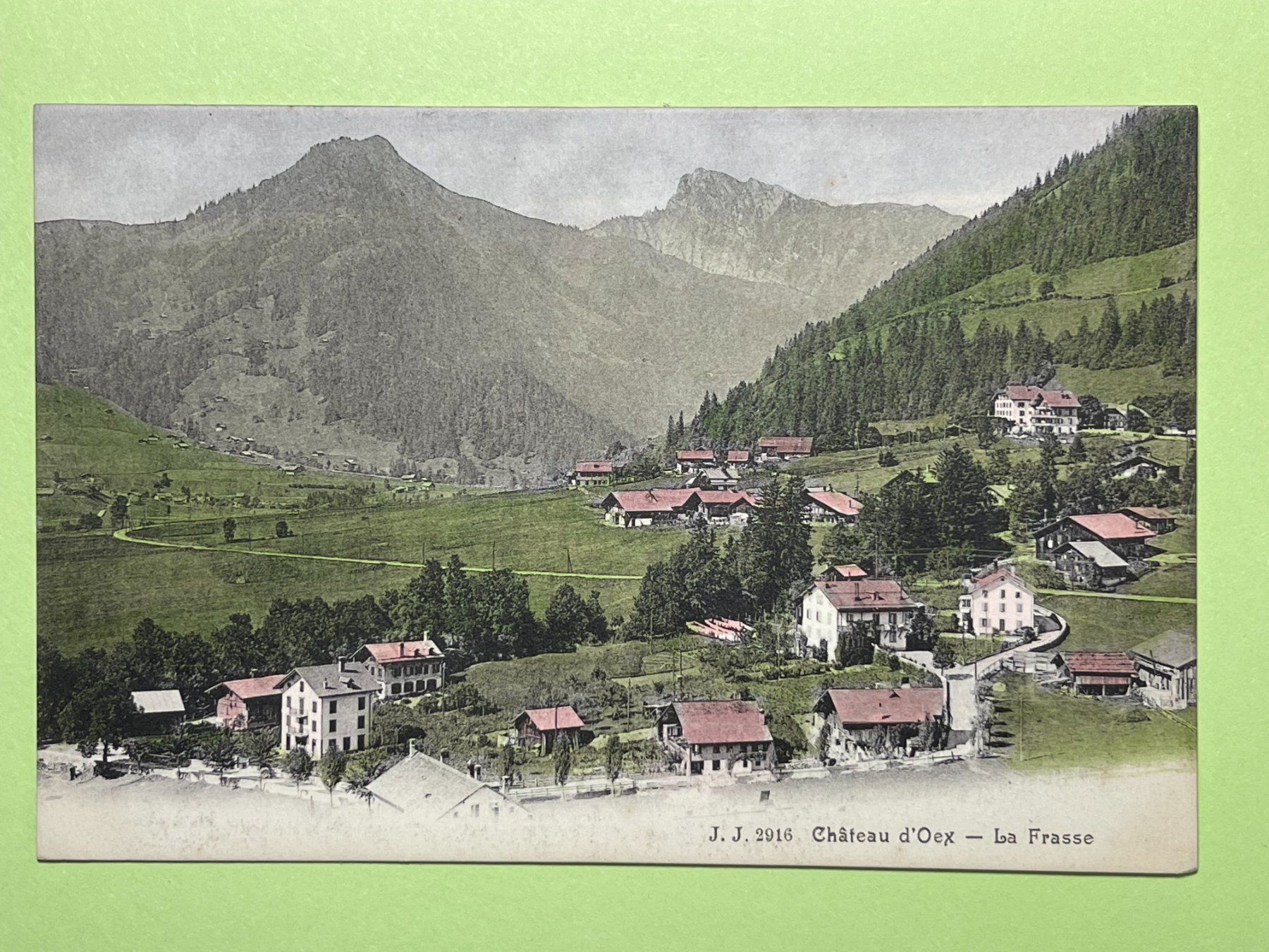 Cartoline postali: Château d'Oex - la Frasse – Usato da Steg VS venduto da _vinci_