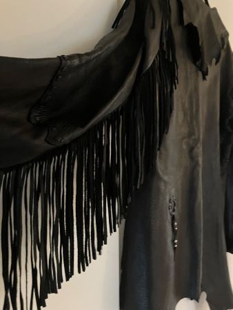Leder Fransen Easyrider/Mittelalter/Western Unikat Top!