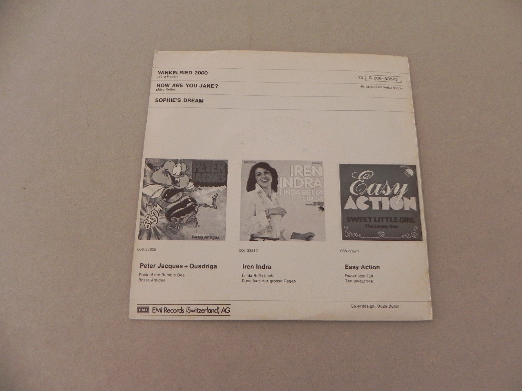 Dischi in vinile: Single Prog. Rock Band CH Sophies Dream – Usato da Siebnen venduto da krimsie 1