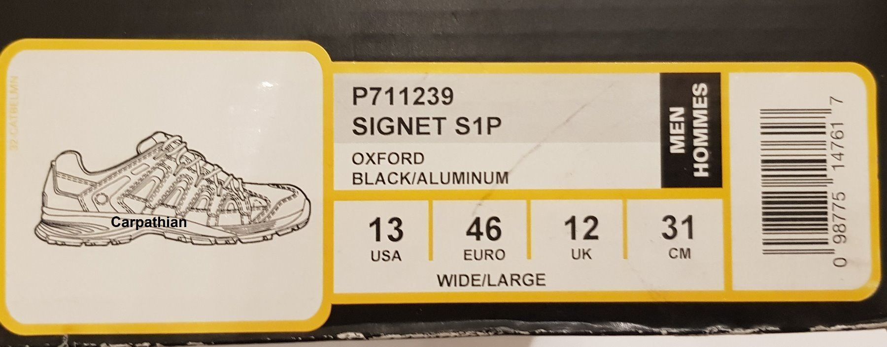 Caterpillar Herrenschuhe: Sicherheitsschuhe S1P, CAT, Gr.46 – Neu und originalverpackt aus Unterlunkhofen von Carpathian 5