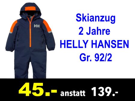 🔴 Skianzug 2 Jahre HELLY HANSEN K Rider 2.0  /748z