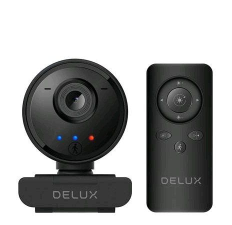 Webcam: Delux DC07-B - Webcam mit Mikro (Schwarz) – Nuovo (secondo la descrizione) da Müstair venduto da VenovaAG