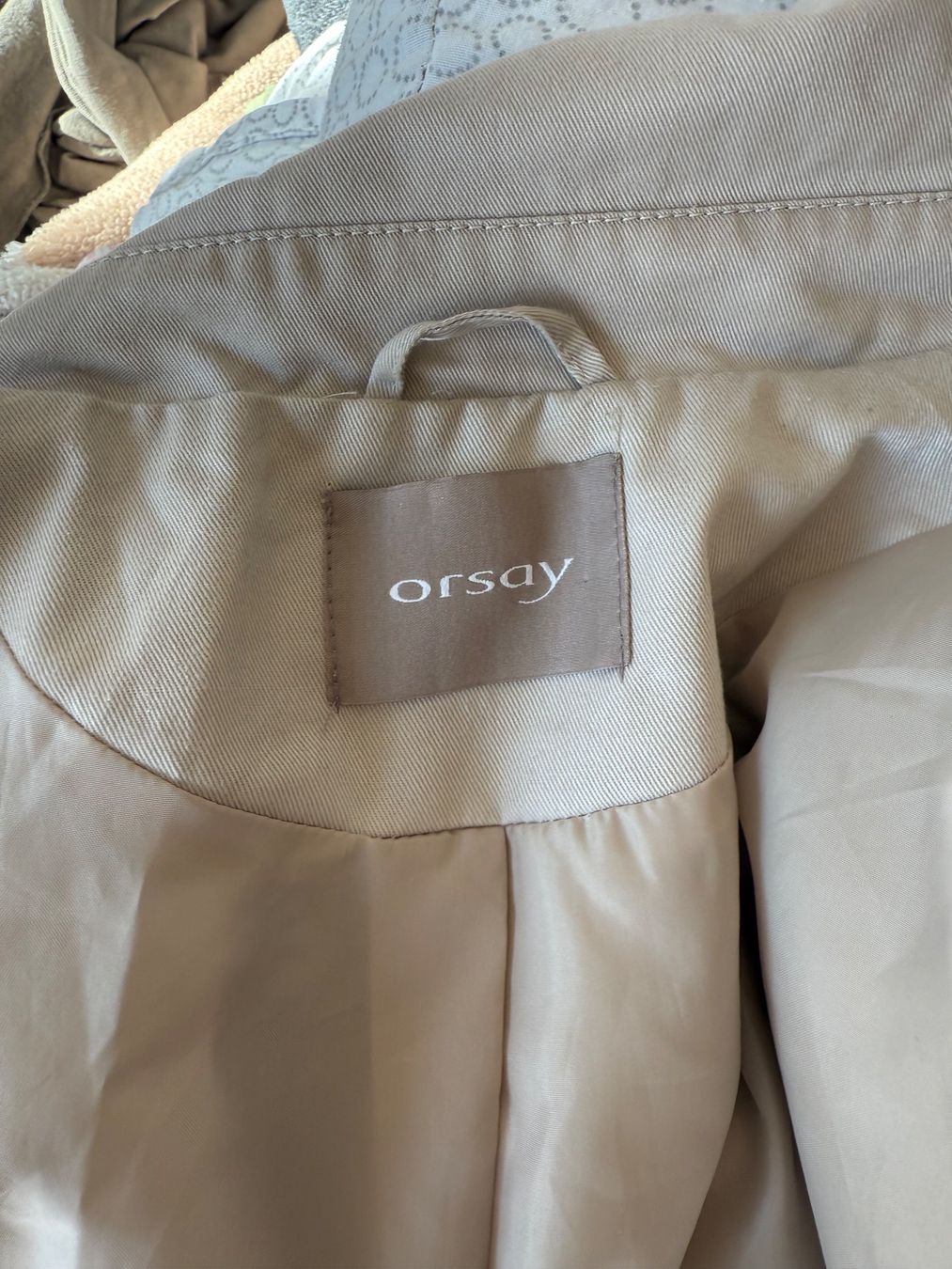 Orsay Cappotti: Orsay Damen Übergangsjacke, Beige – Usato da Riehen venduto da ann_76jw 1