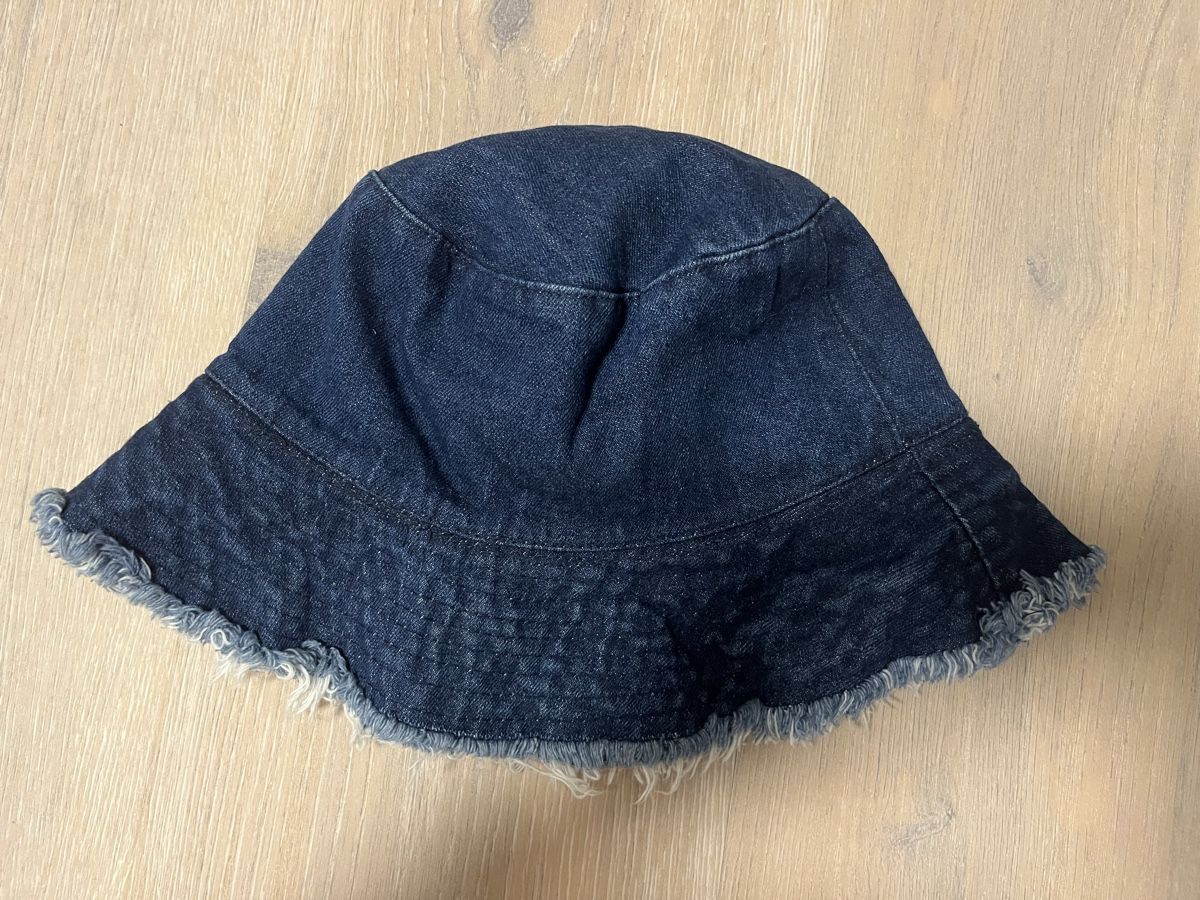 Copricapi, berretti & cappellini: Fischerhut denim mit Fransen neu – Nuovo (secondo la descrizione) da Birrwil venduto da vanyboo 1
