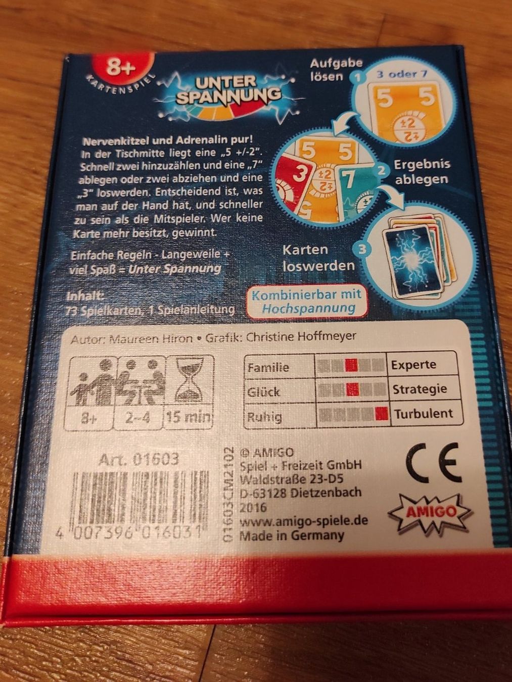 Amigo Spiele: Kartenspiel Unter Spannung – Gebraucht aus Silvaplana von Suomi3101 1