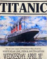 Titanic - schönes Blechschild - 20x30 CM / neu!!!