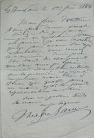 Theodore Barriere (1823-1877) Schriftsteller - Autogramm