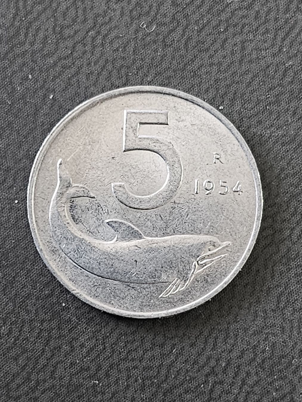 Tutti le monete: 5 lire 1954 – Usato da Nidau venduto da Misterpix