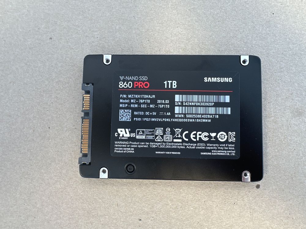 Samsung SSD 860 PRO 1TB | Kaufen auf Ricardo