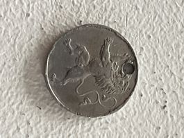 Medaille mit Loch-Löwe-Kopf