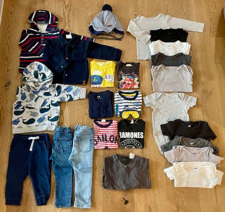H&M Kleiderpaket Baby Junge Gr. 80/86 aus 1.Hand