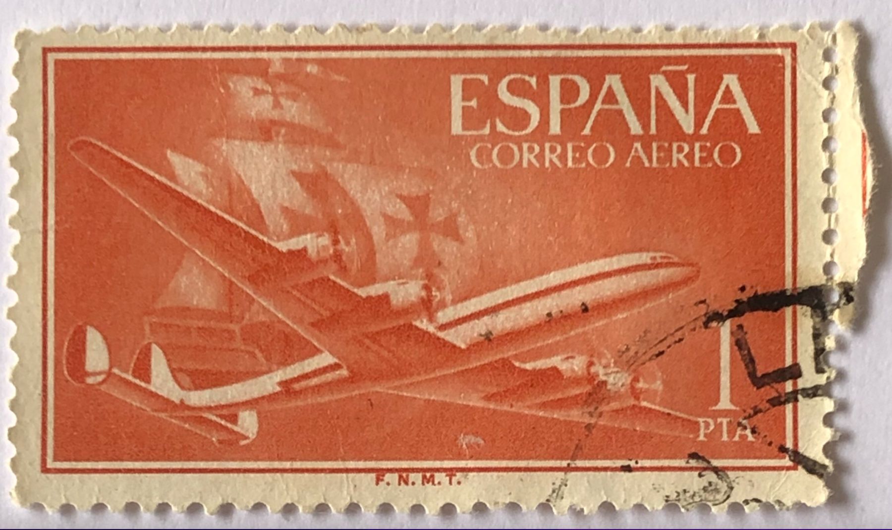 Tutti i francobolli: Briefmarke aus Spanien gestempelt – Usato da Aarau venduto da Angi-007