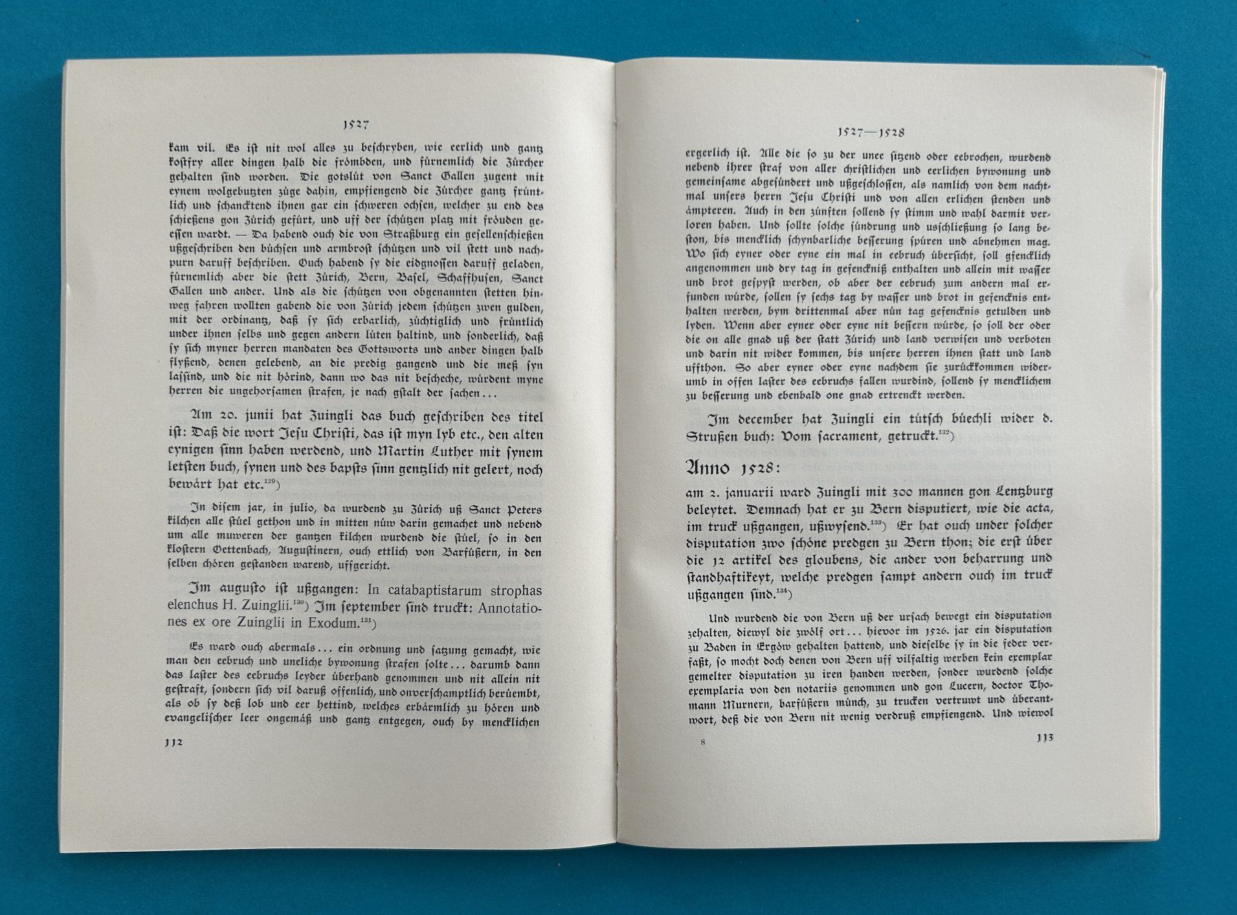 Libri: J.STUMPF: CHRONICA ZWINGLI – Usato da Zürich venduto da Domus09 4