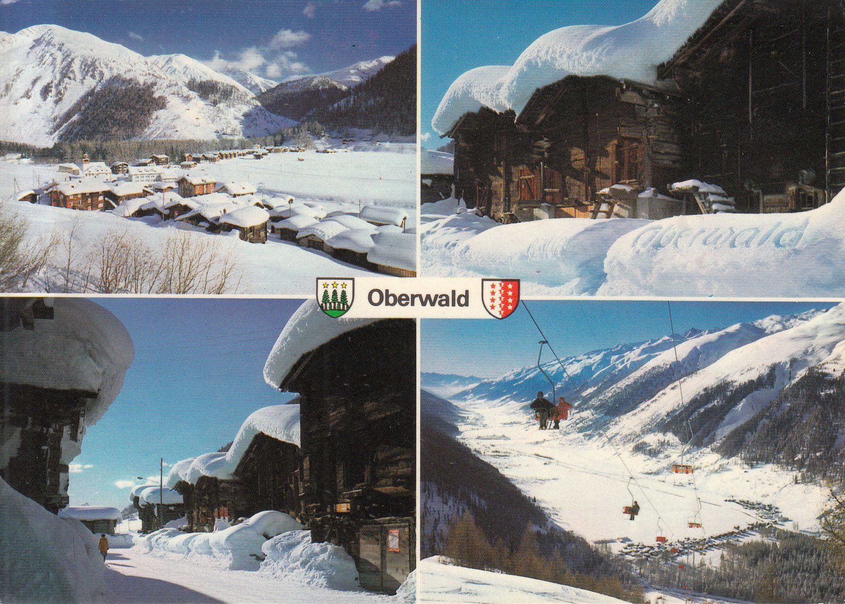 Ansichtskarten: Oberwald 1983 – Gebraucht aus Bürglen TG von StampGraf