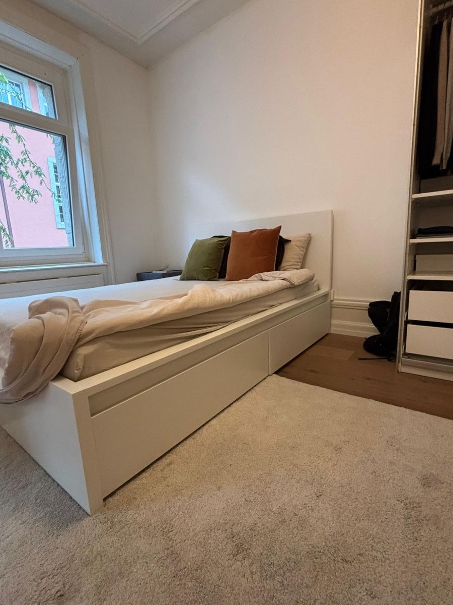 Ikea Lits: IKEA 160cm Malm Bett + Matratze – D'occasion à Thalwil par marcel_geb 2