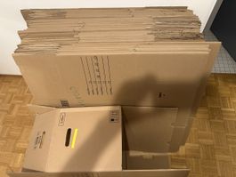 30 Umzugskartons 0,103 m³ 1x gebraucht, einwandfrei