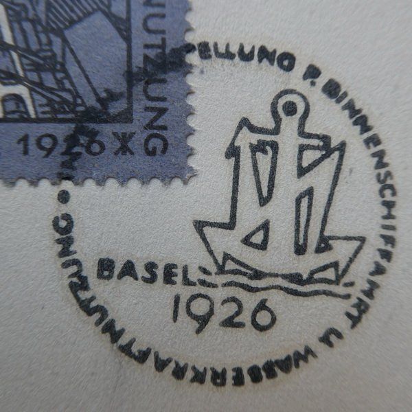 Tutti i francobolli: 1926 / 1. Flugpost BASEL - SCHAFFHAUSEN – Usato da Egliswil venduto da Trens01 4